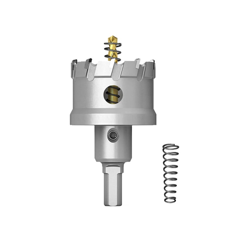 GSTK Upgrade Heavy Duty Carbide Hole Saw,Metal Steel Hole Saw Drill Bit,TCT Hole Cutter-Alloy Hardness Upgrade, Life Upgrade,Use for Stainless Steel, mild Steel, Iron, Copper,etc (46mm|1-13/16") - Image 1